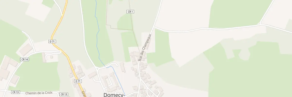 Plan du 30 Rue des Champeaux à Domecy-sur-le-Vault