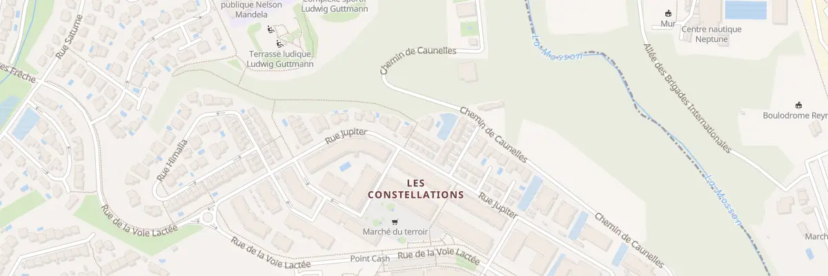 Plan du 426 Rue Jupiter à Juvignac