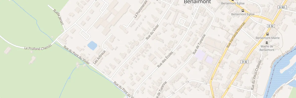 Plan du 15 Rue du Vivier à Berlaimont