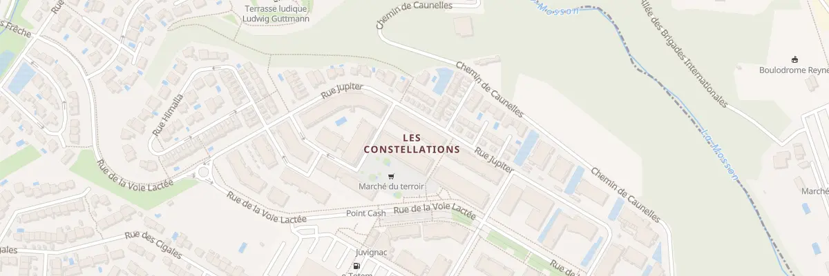 Plan du 305 Rue Jupiter à Juvignac