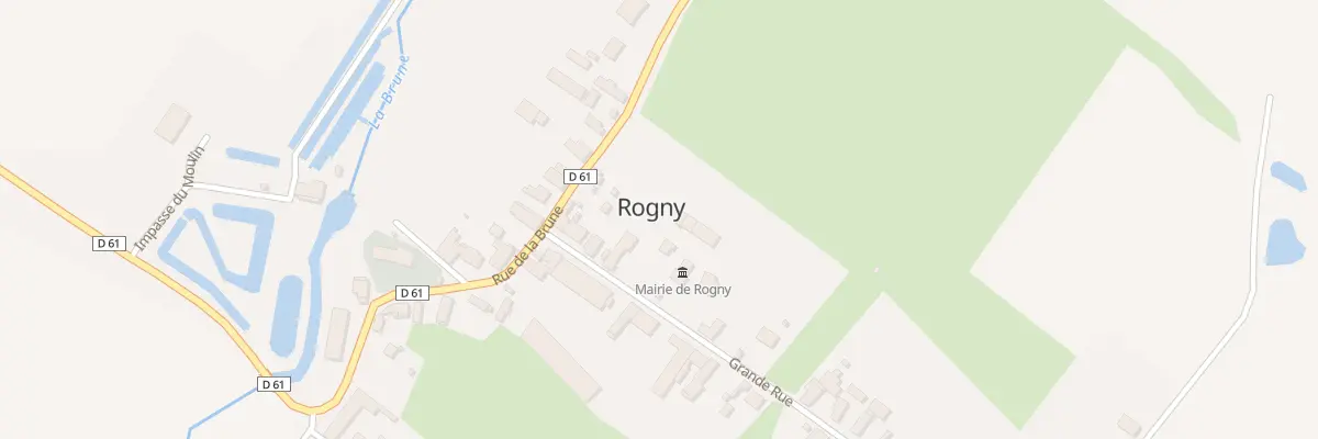 Plan du 22 Gr Grande Rue à Rogny