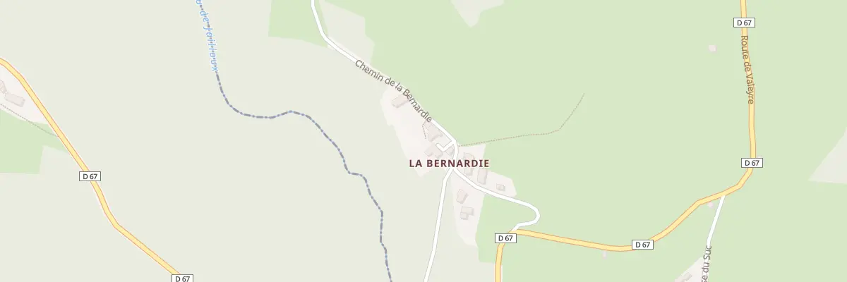 Plan du 5259 La Bernardie à Valcivières