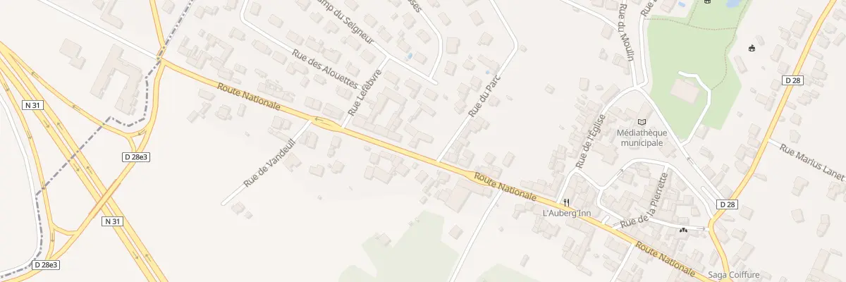 Plan du 33 Rte Nationale à Jonchery-sur-Vesle