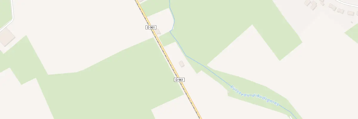 Plan du 775 Rte d’Avesnes à Audignies