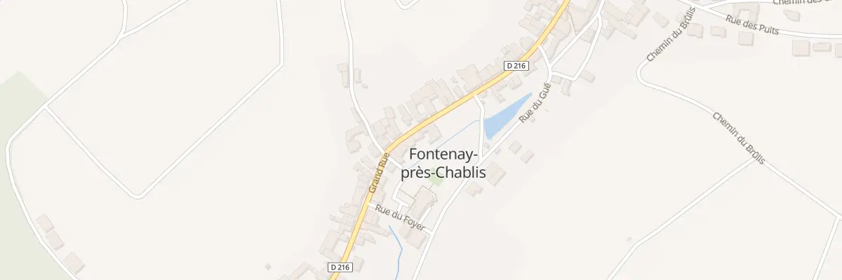 Plan du 28 Gr Grand Rue à Fontenay-près-Chablis