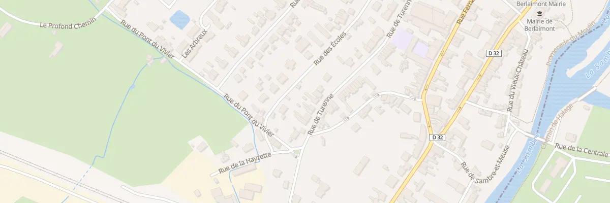 Plan du 52 Rue de Turenne à Berlaimont
