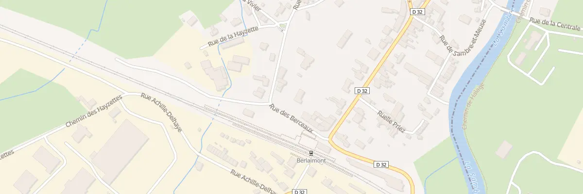 Plan du 8 Rue des Berceaux à Berlaimont