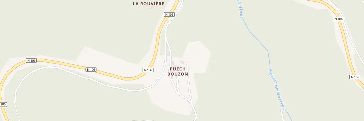 Plan du 5017 Puech Bouzon à Saint-Privat-de-Vallongue