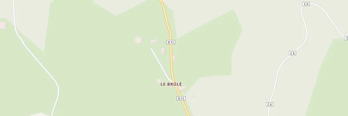 Plan du 73 Le Brule à Saint-Péreuse