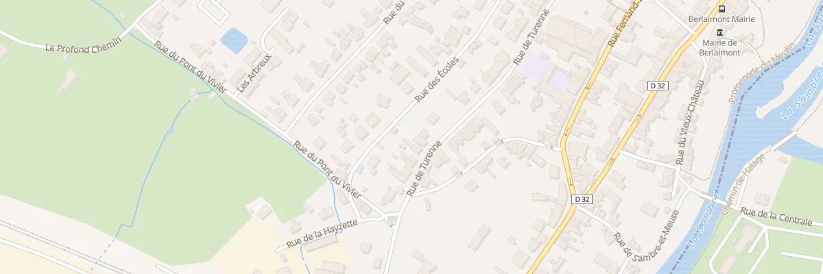 Plan du 48 Rue de Turenne à Berlaimont