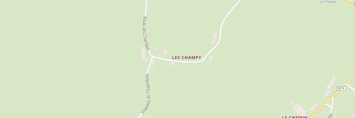 Plan du 105 Les Champys à Saint-Péreuse