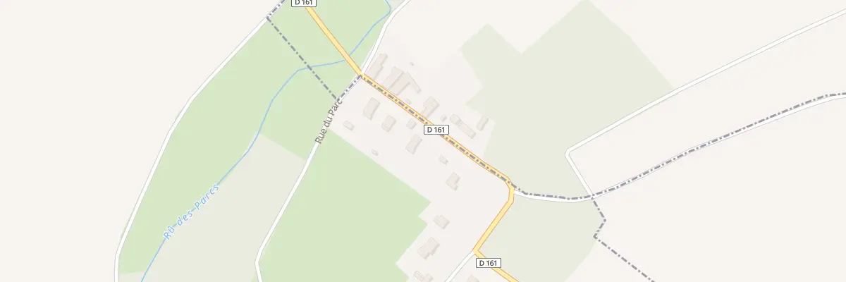 Plan du 6 Rue du Bois Brûlé à Beugnon