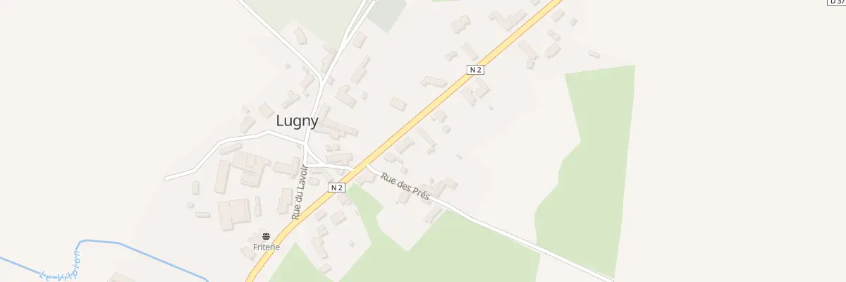 Plan du 34 Rue du Vilpion à Lugny