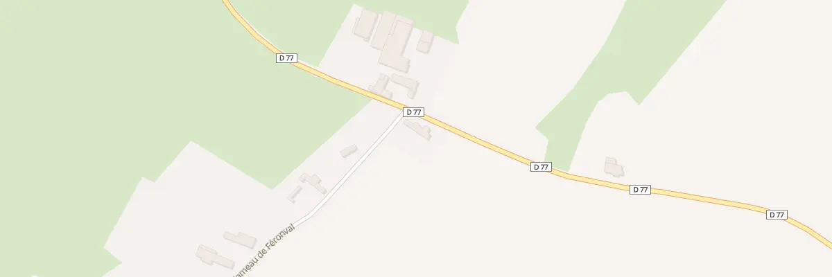 Plan du 1 Ham de Feronval à Haution