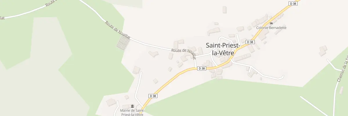 Plan du 3 Rte de Noaillat à Saint-Priest-la-Vêtre
