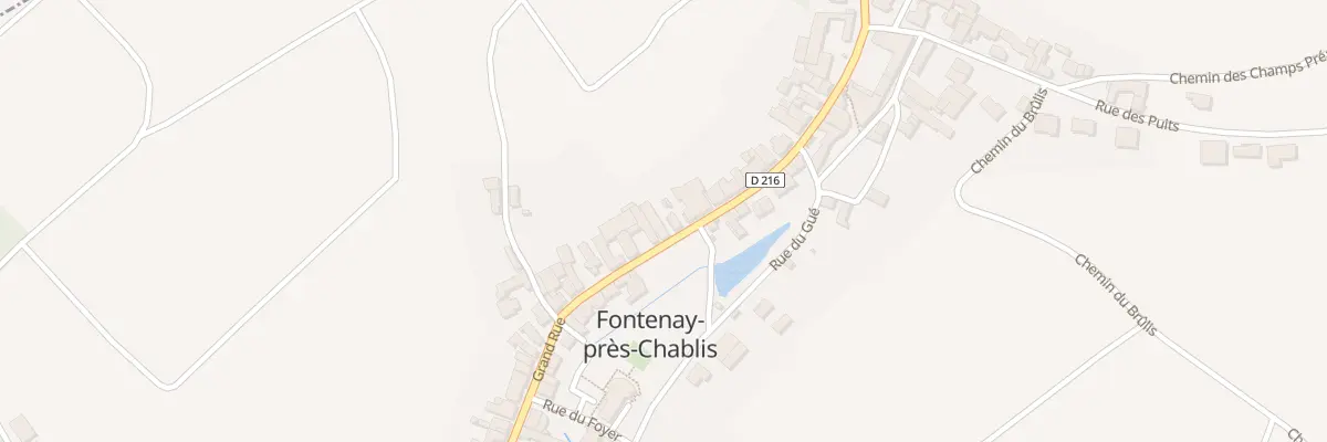 Plan du 45 Grand Rue à Fontenay-près-Chablis