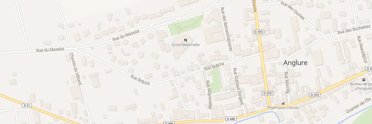 Plan du 24 Rue de la Breche à Anglure