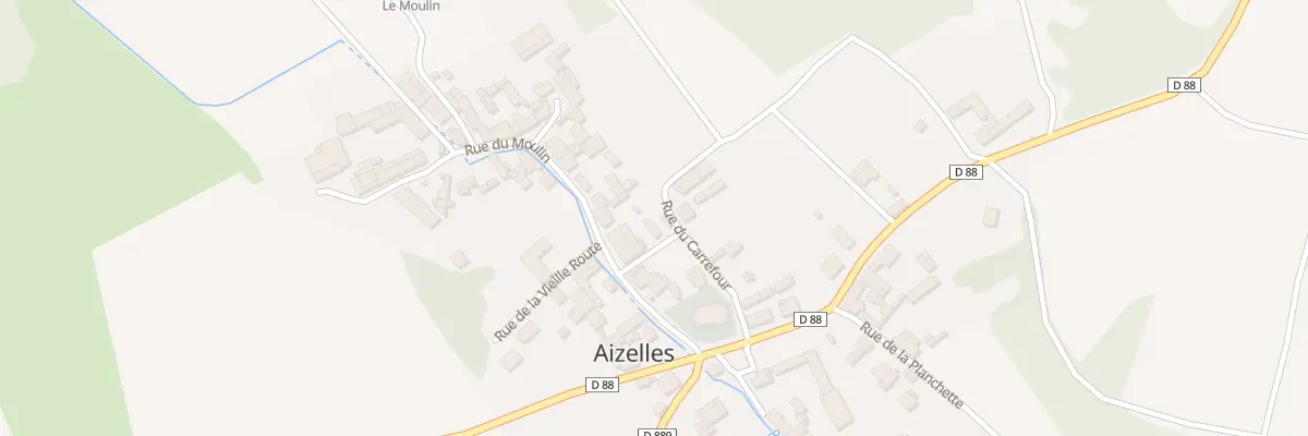 Plan du 3 Rue du Carrefour à Aizelles
