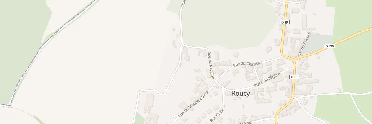 Plan du 7 Rue du Pavillon à Roucy