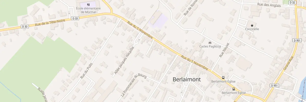 Plan du 71 Rue du 5 Novembre à Berlaimont