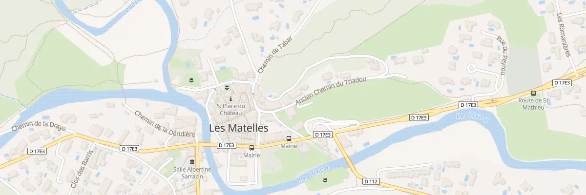 Plan du 65 Ach Ancien Chemin du Triadou aux Matelles