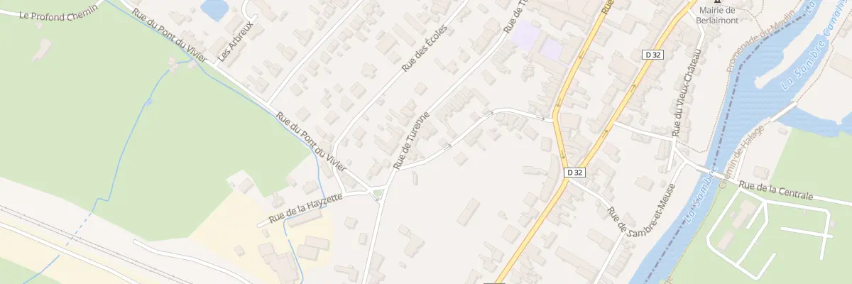 Plan du 45 Rue de Turenne à Berlaimont
