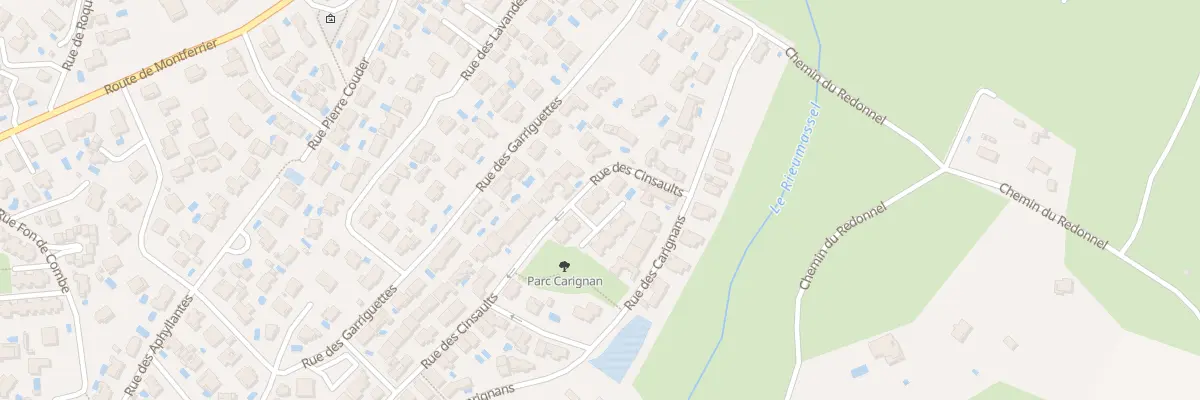 Plan du 252 Rue des Cinsaults à Grabels