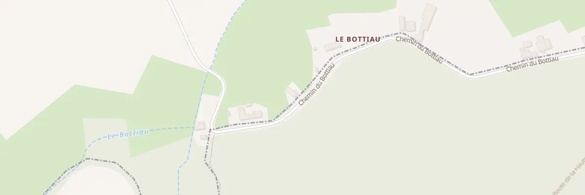 Plan du 80 Che du Bottiau à Mecquignies