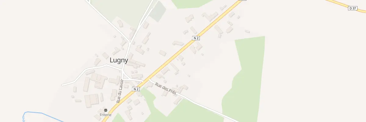 Plan du 36 Rue du Vilpion à Lugny
