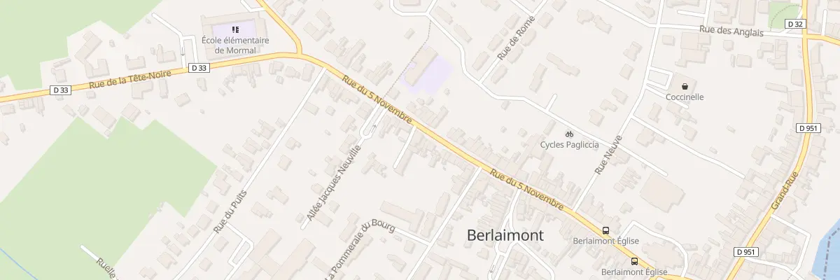 Plan du 65 Rue du 5 Novembre à Berlaimont