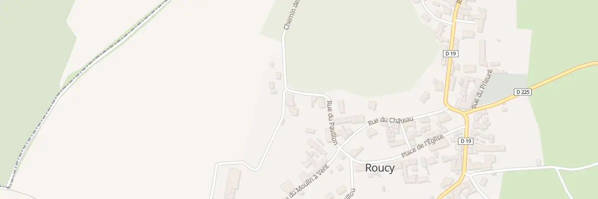 Plan du 2 Che des Coutures à Roucy
