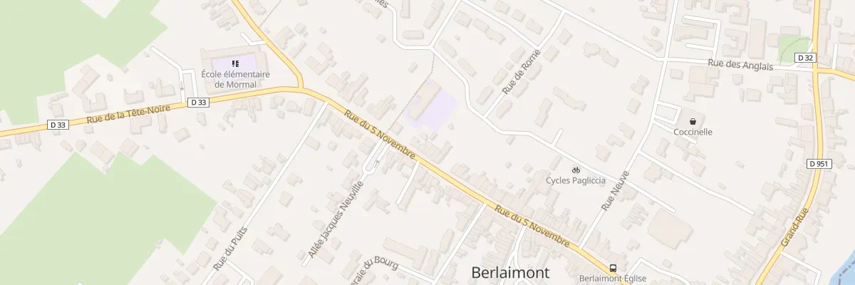 Plan du 62 Rue du 5 Novembre à Berlaimont