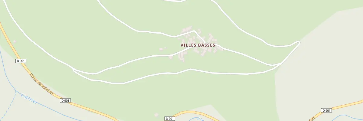 Plan du 5334 Villes Basses à Cubières