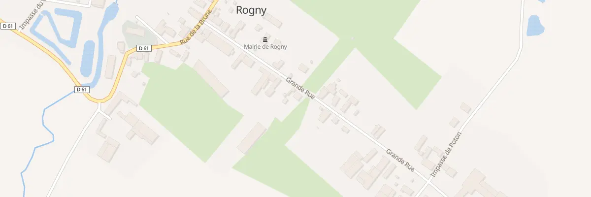 Plan du 29 Gr Grande Rue à Rogny
