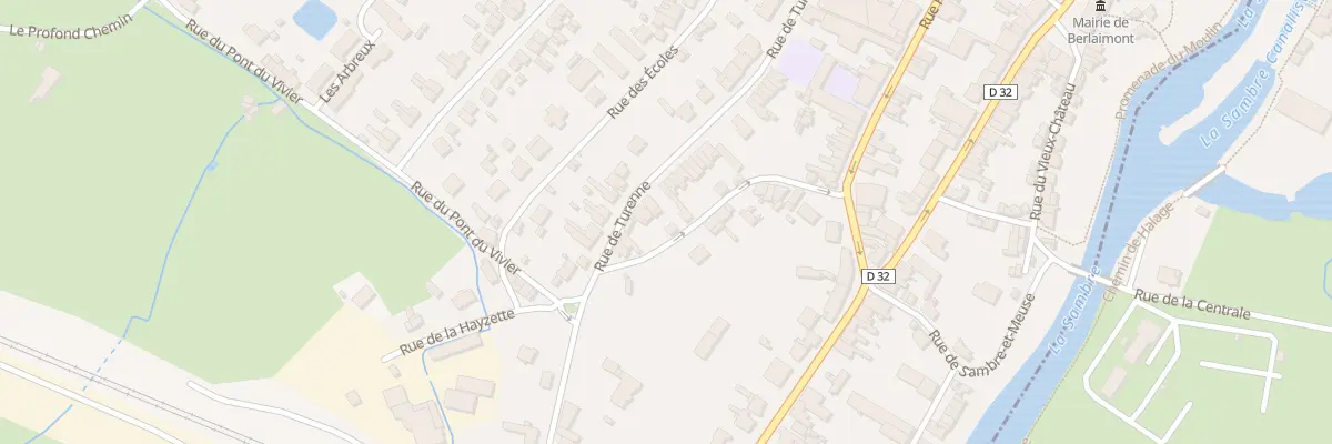 Plan du 43B Rue de Turenne à Berlaimont
