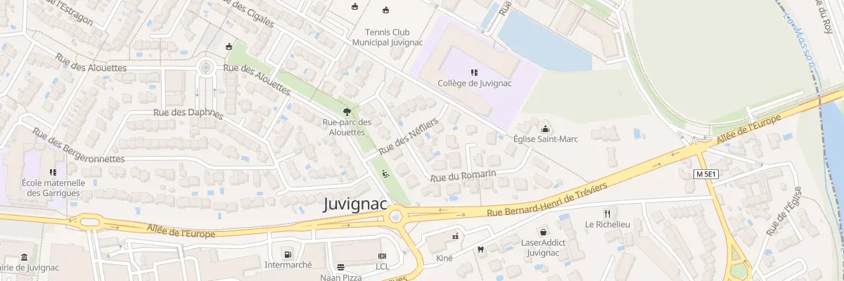 Plan du 4 Imp des Néfliers à Juvignac