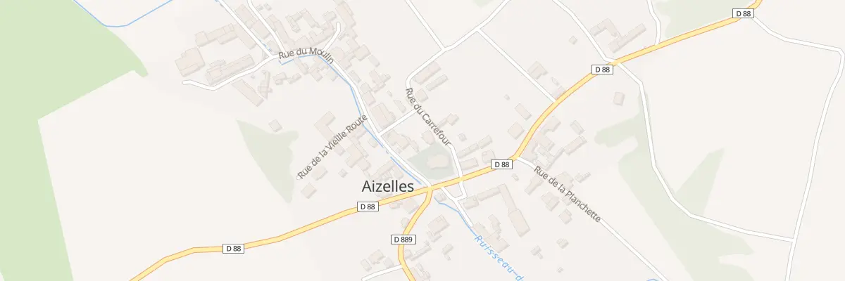 Plan du 1 Rue du Carrefour à Aizelles