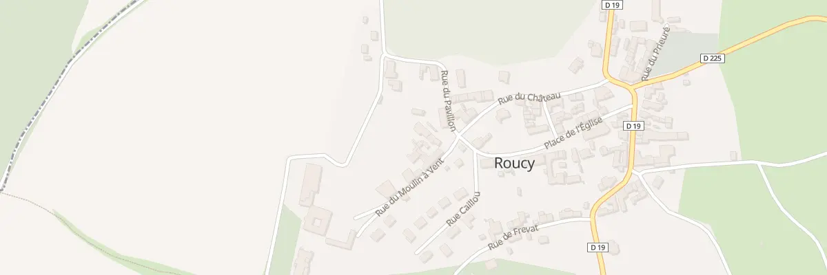 Plan du 1 Rue du Pavillon à Roucy