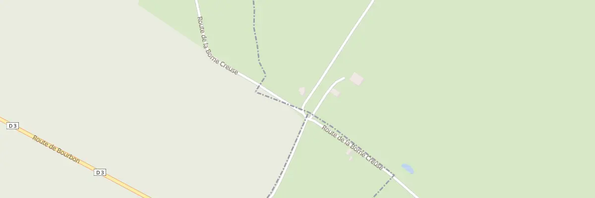 Plan du 26 Rte de la Borne Creuse à Ternant
