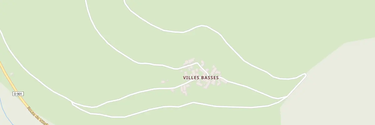 Plan du 5114 Villes Basses à Cubières