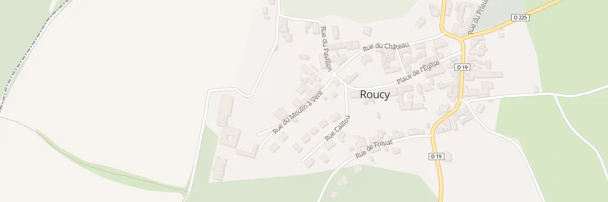 Plan du 8 Rue du Moulin à Vent à Roucy