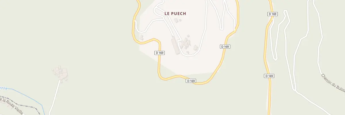 Plan du 5262 Le Puech à Cros