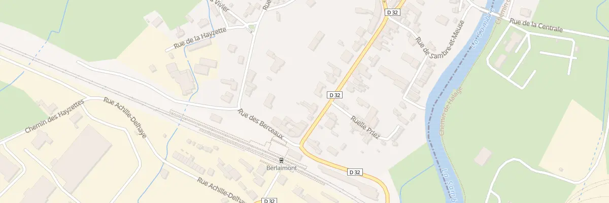 Plan du 26 Av de la Gare à Berlaimont