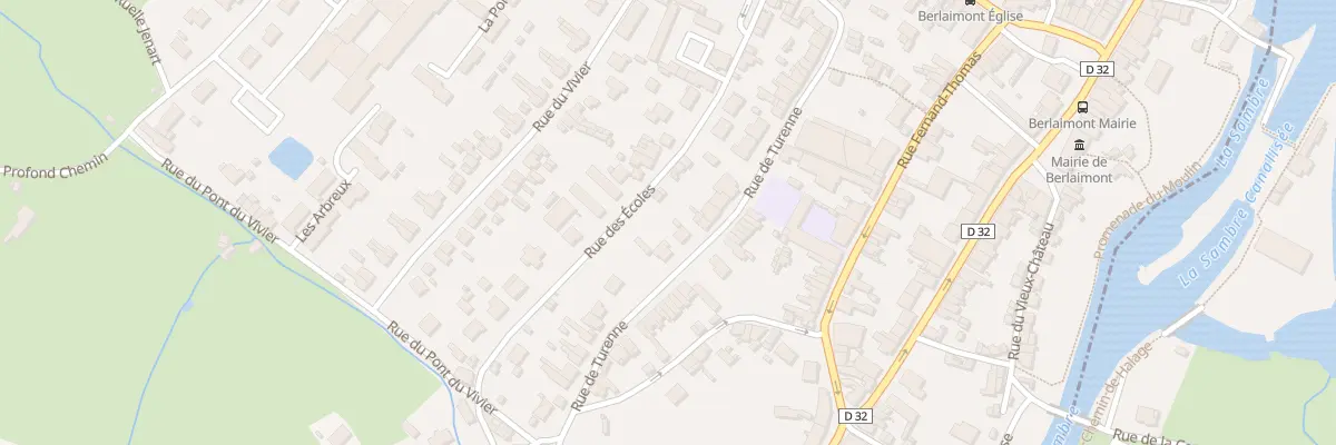 Plan du 40 Rue de Turenne à Berlaimont