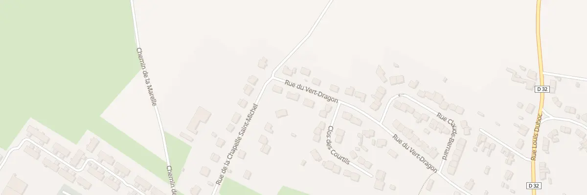Plan du 13 Rue du Vert Dragon à Berlaimont