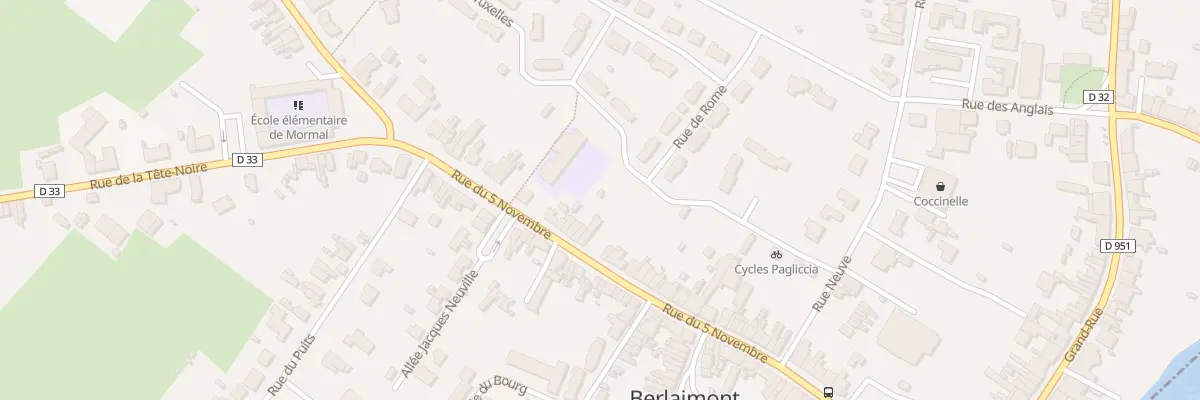 Plan du 58 Rue du 5 Novembre à Berlaimont