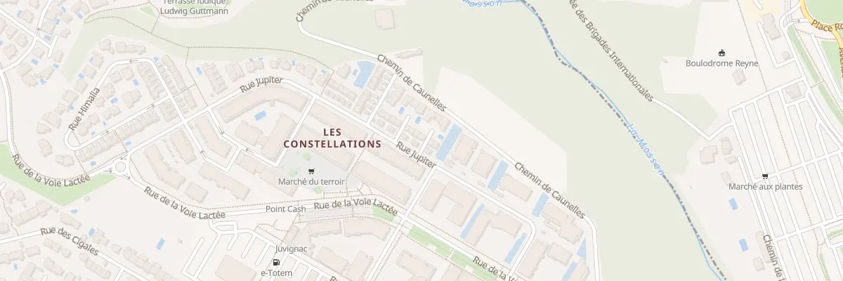 Plan du 294 Rue Jupiter à Juvignac