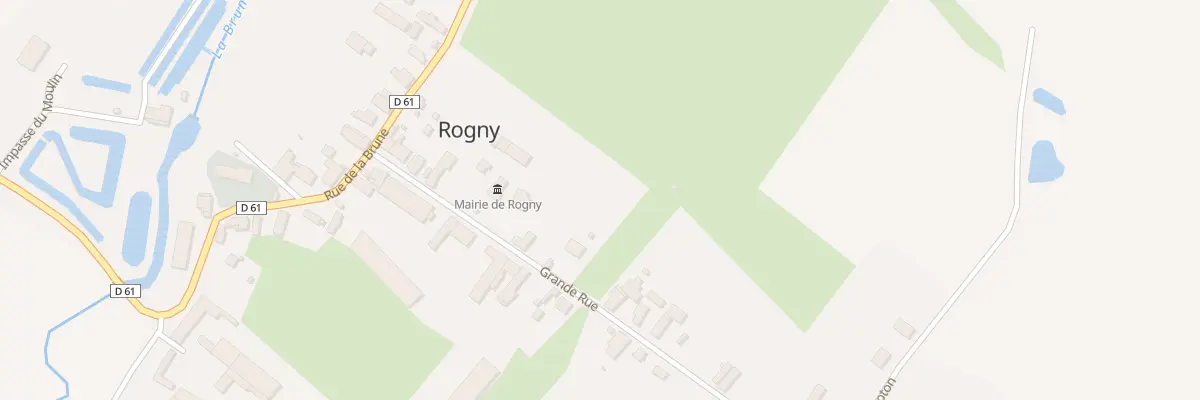 Plan du 28 Gr Grande Rue à Rogny