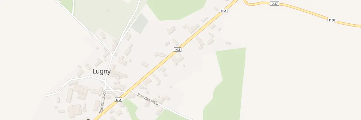 Plan du 40 Rue du Vilpion à Lugny