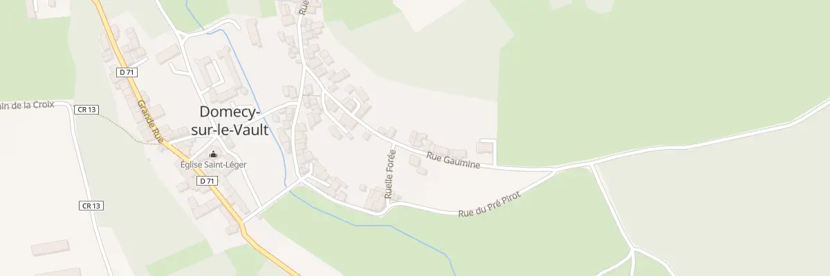 Plan du 17 Rue Gaumine à Domecy-sur-le-Vault